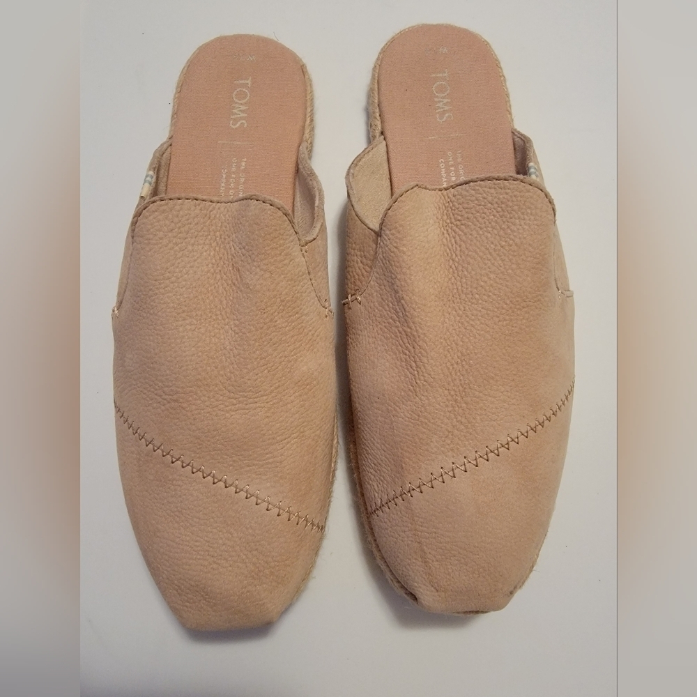 Toms Nova Nubuck Ladies Slip On Mules/ Shoes - Picture 3 of 6